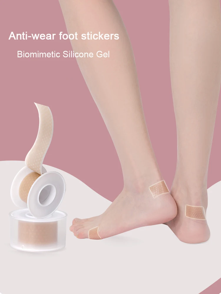 

Bionic Silicone Gel Heel Cups for High Heel Protector Ultifunctional Invisible Women's Adhesive Patch Cushion Shoes Accessories