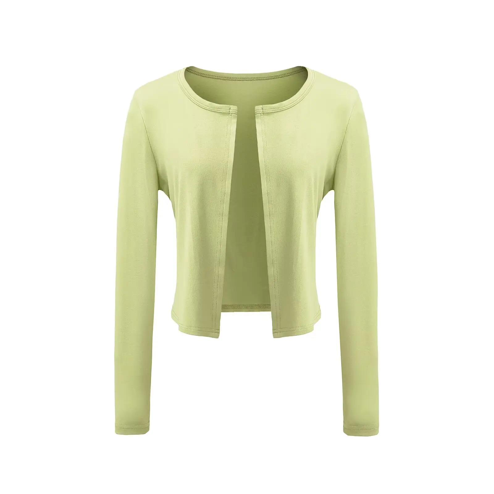 Street Sle Jazz Dance Top Multi-Color Hot Girl Waistcoat Slimming ort Open Cardigan Ladies Faion Summer Outerwear