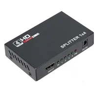 1080p 1x4 HDMI Splitter Audio Video Converter 1 in 4 Out Multi Screen Display Adapter for PS5 Camera Laptop PC To TV Projector