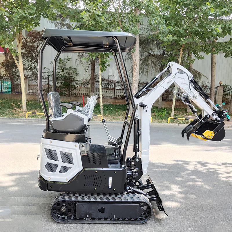 Customized Mini Excavator Mini Bagger EPA Engine 1 Ton New Crawler Micro Digger Farm Used Small Excavators With Cabin