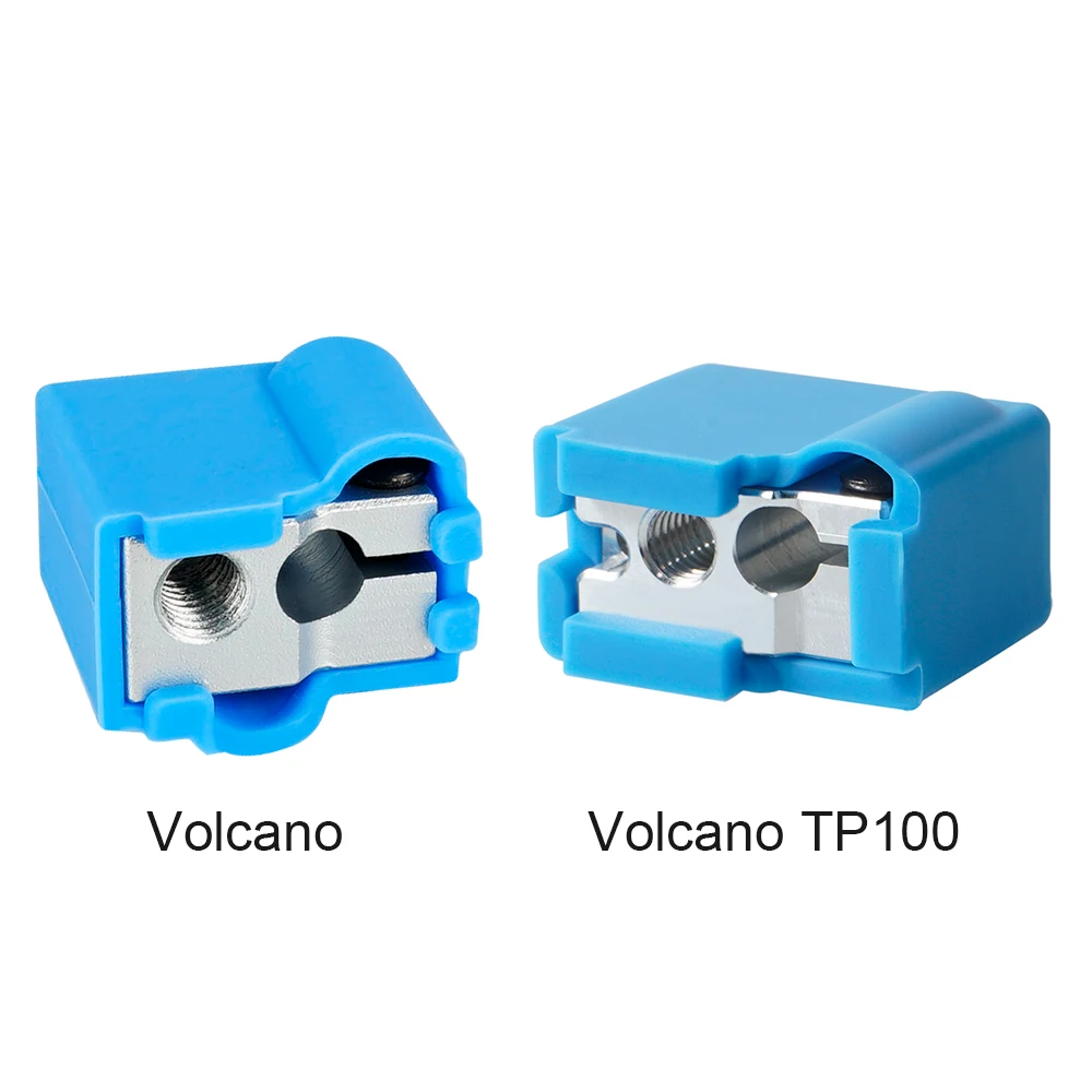 2pcs PT100 Volcano Heating Block Silicone Case Cover 3D Printer Hotend VOLCANO Heated Block Silicone Sleeve 3D Printer Parts