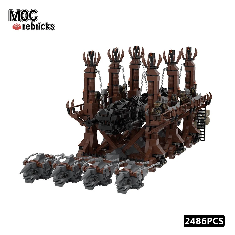 MOC-122034 City Street View Movie Ideas Bag End MOC Building Blocks House UCS Technology Education modello fai da te Brick Toys 2486PCS