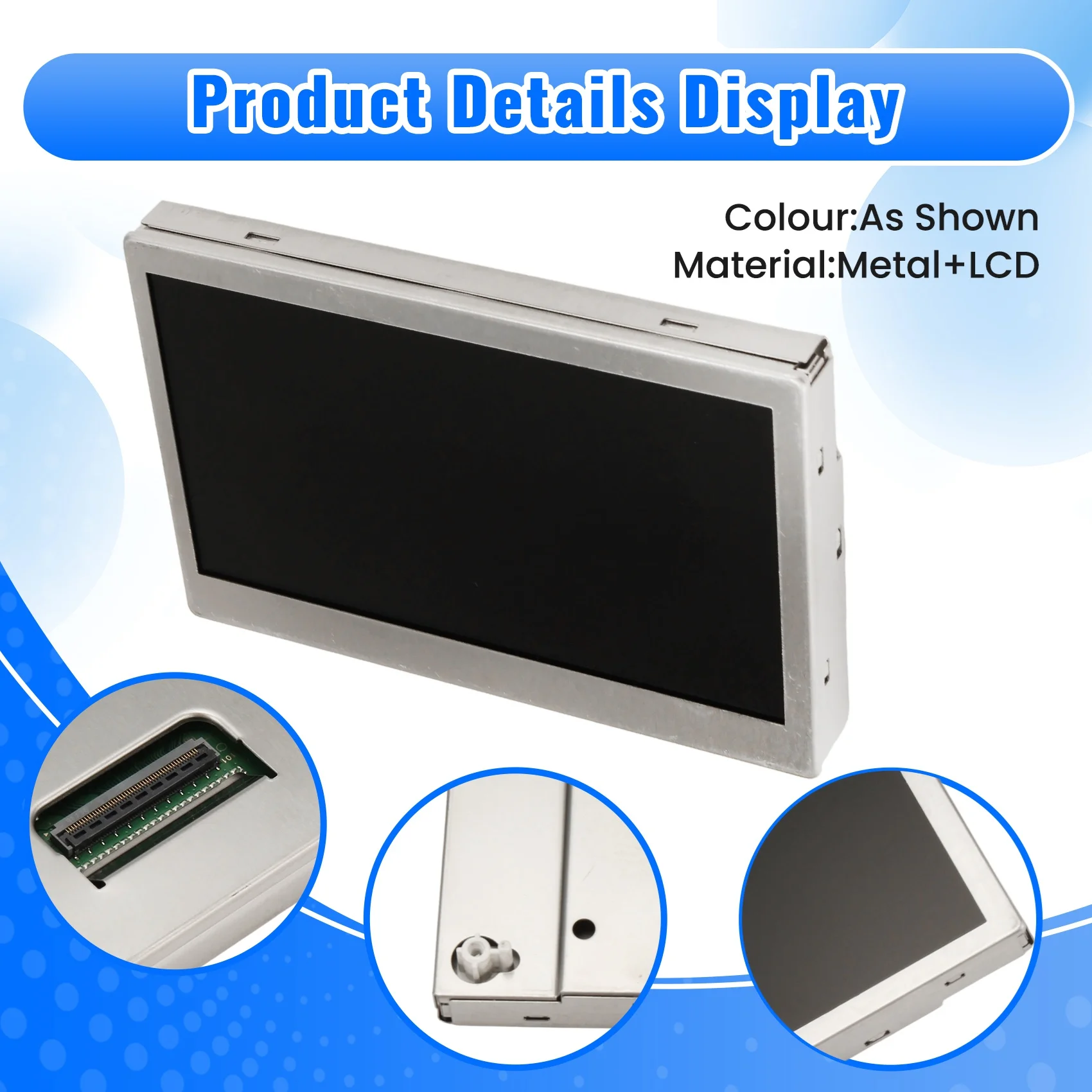 ABSQ-車のダッシュボード LCD ディスプレイ交​​換用 LQ042T5DZ12A 4.2 インチ LCD スクリーンモジュール部品交換