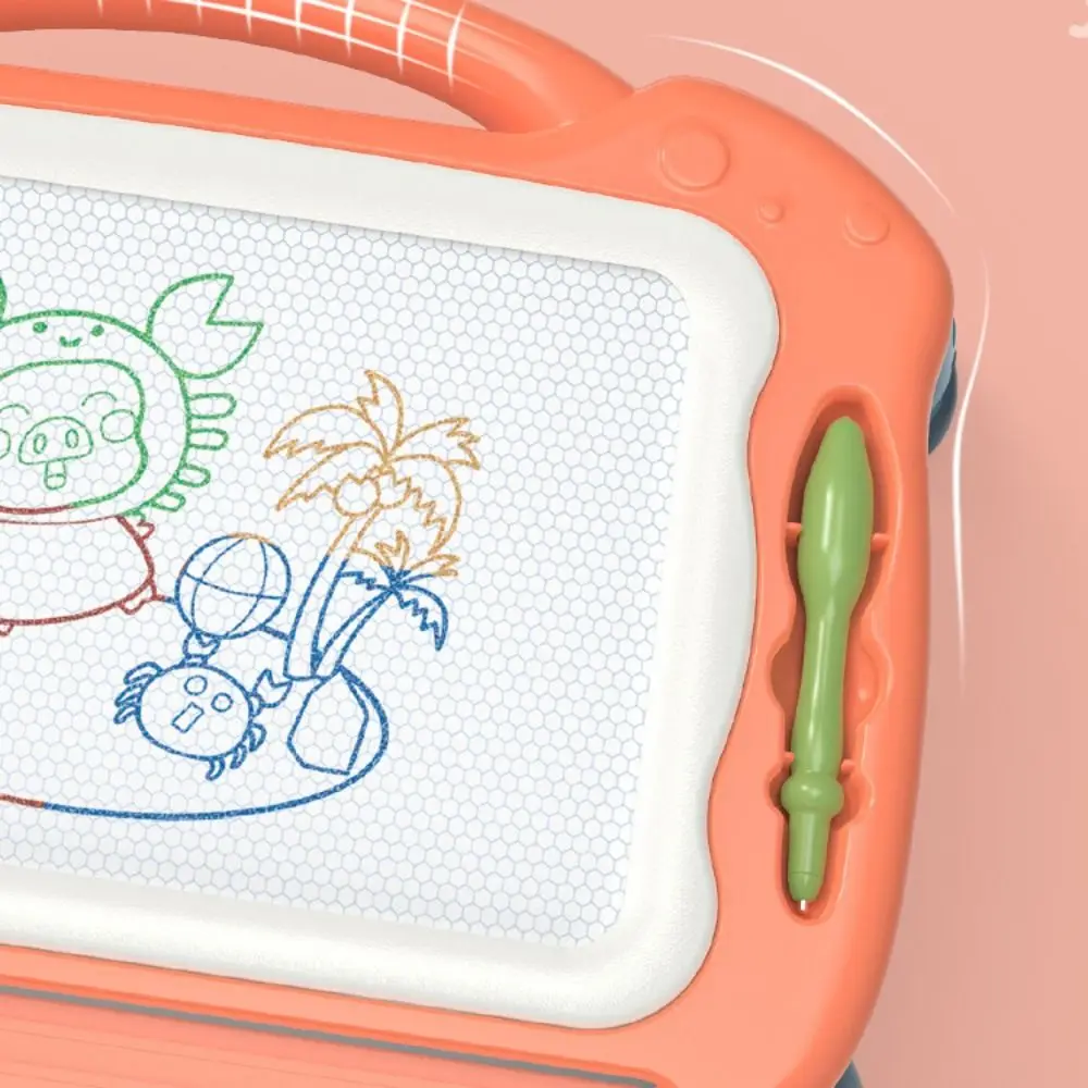 Tavolo da disegno magnetico colorato Tavolo da scrittura Gamba Doodle Board Giocattolo Blocco cancellabile Lavagna magnetica cancellabile per graffiti Scuola materna