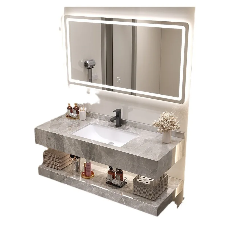 

Modern, simple, slate, ceramic, countertops, hotel, bed and breakfast, bathroom, washstand