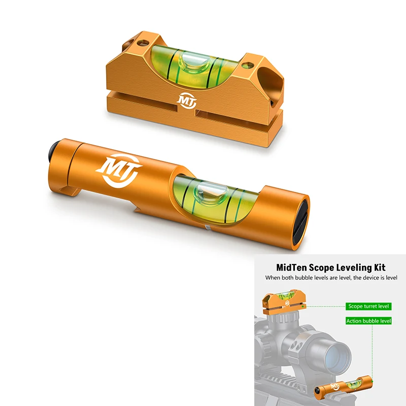 

EZshoot Scope Leveling Kit Rail Bubble Level for Picattiny and Universal Magnetic Scope Leveling Tool Reduce Long Distance Error