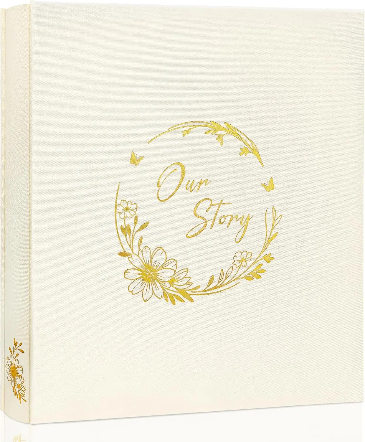 

Our Story Photo Album 4x6 300 photos 5 Pictures Per Page Large Capacity for Wedding Family Anniversary Baby Vacation Cou