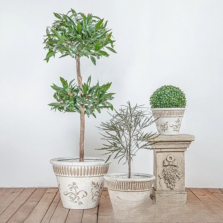 

Nordic creative magnesium mud plant cement garden, foreign trade ins wind courtyard hotel garden