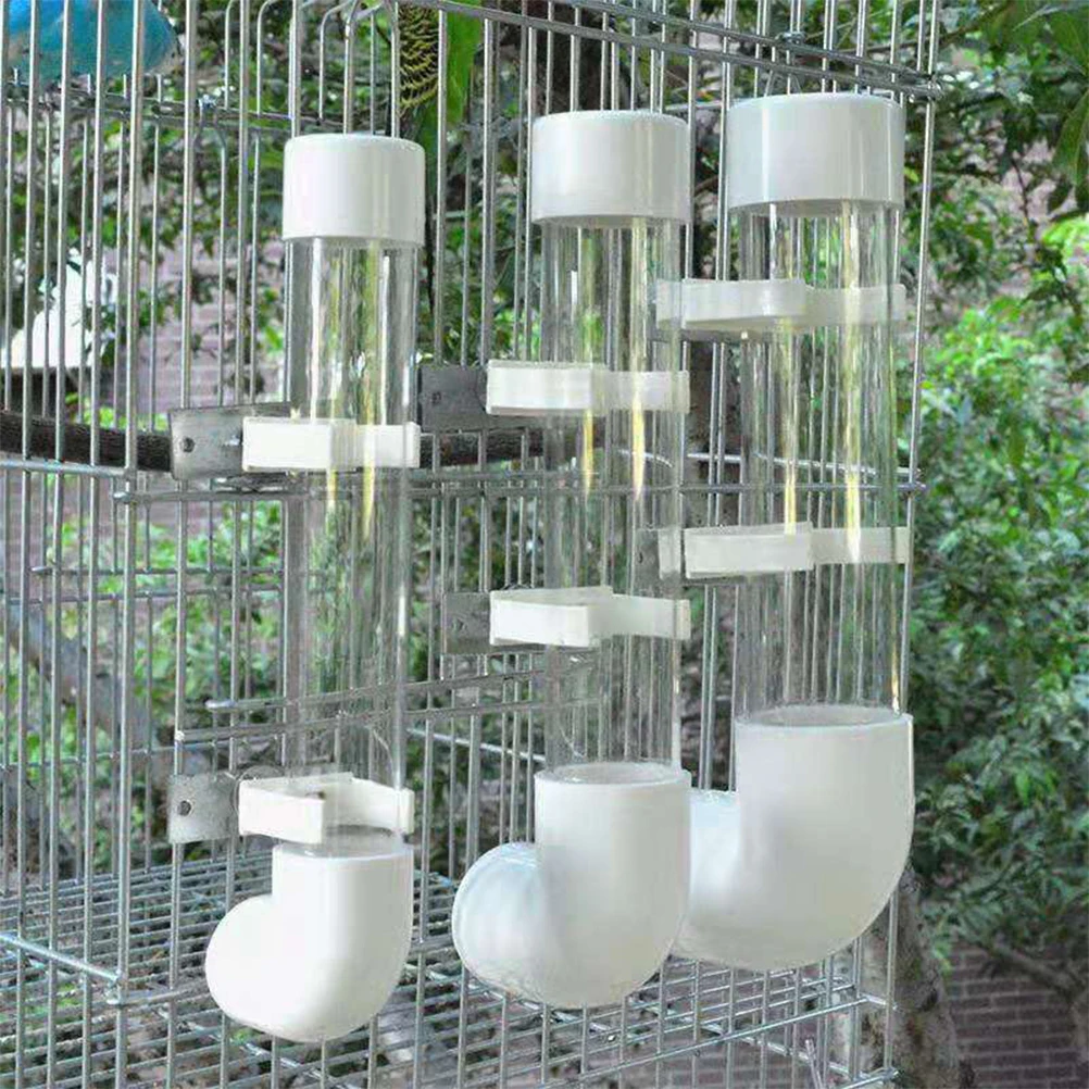 

1Pcs Parrot Drinking Bottle Adjustable Bird Drinker Automatic Water Dispenser Cage Feeder for Birds Hamsters Rabbits