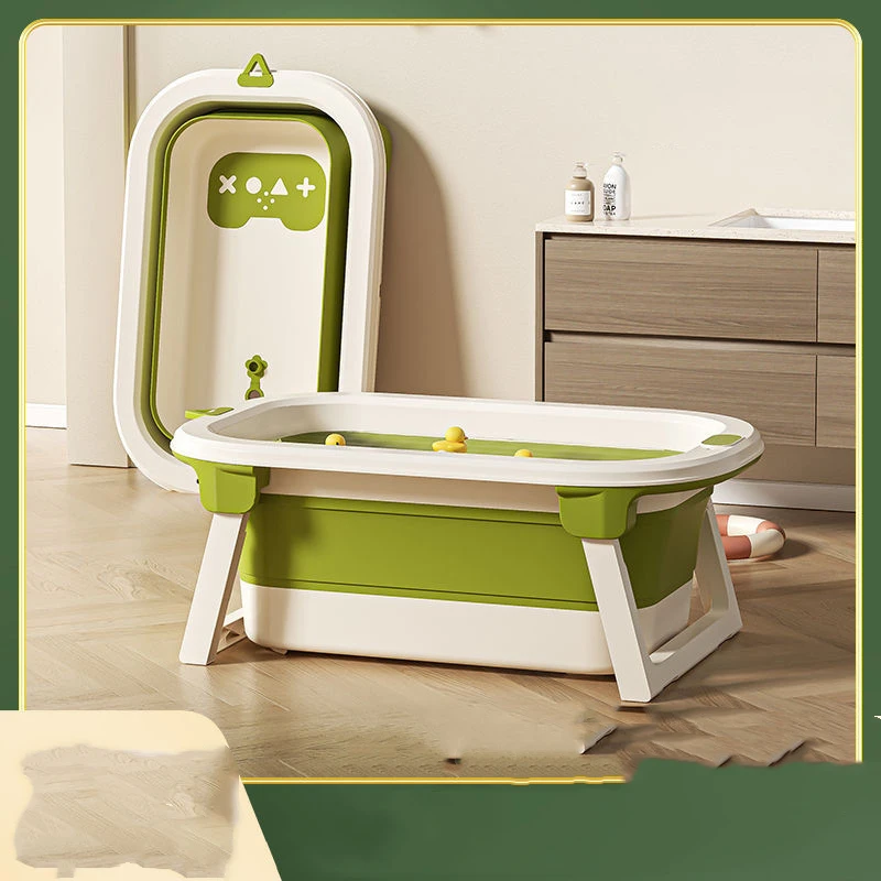 Tall Baby Bath Tub Baby Bath Tub Large Folding Sitting and Lying Down Baby Household Newborn Products Bath Tub