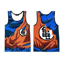 New Anime Goku Cosplay 3D Tank Tops Men Summer Bodybuilding Streetwear Sleeveless Tops Tees Unisex Fashion Casual Cool Vest