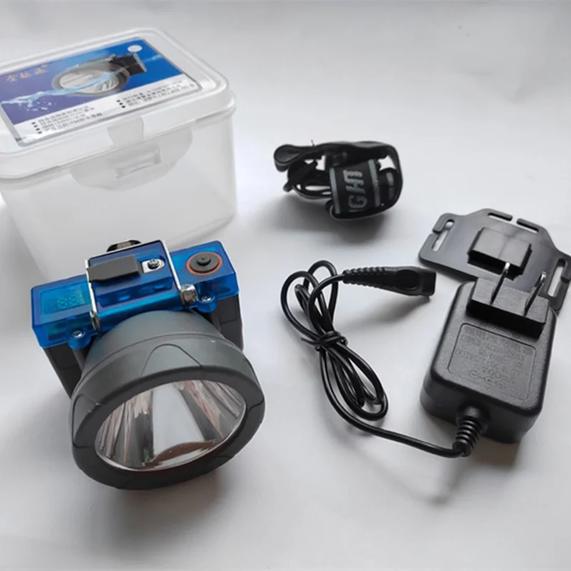 Ip68 Waterproof Headlight Diving Light Outdoor Cave Exploration Lamp High-Quality Built-In 2 * 18650 Lithium Battery Lamp