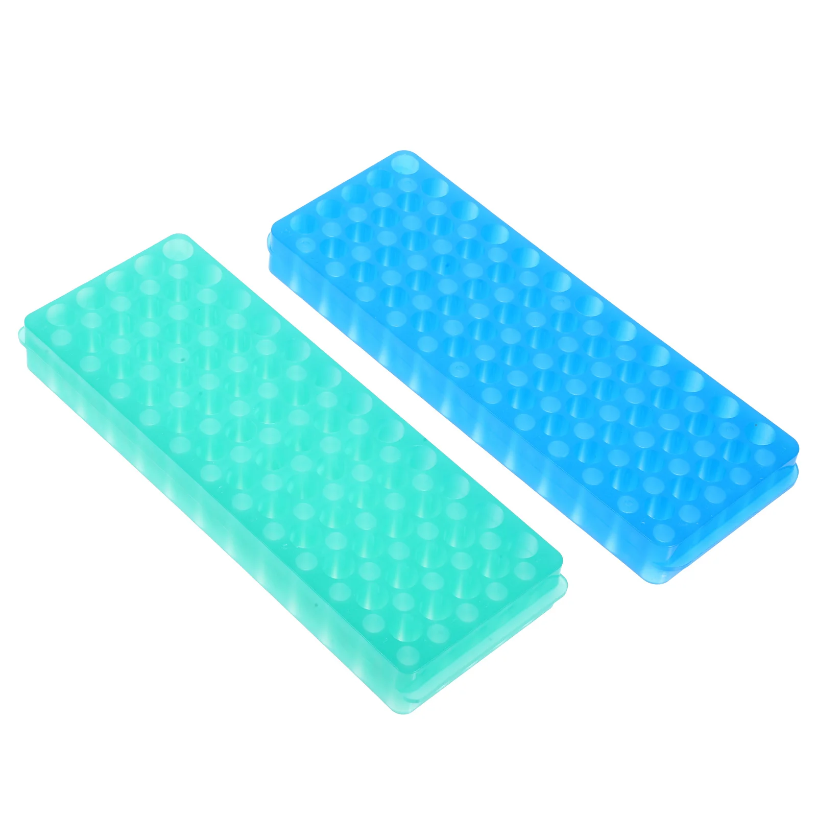 

2Pcs Test Tube Holder Durable ABS Sampling Tube Storage Rack Laboratory Stand Vial Shot Glass Holder Reusable Organizer