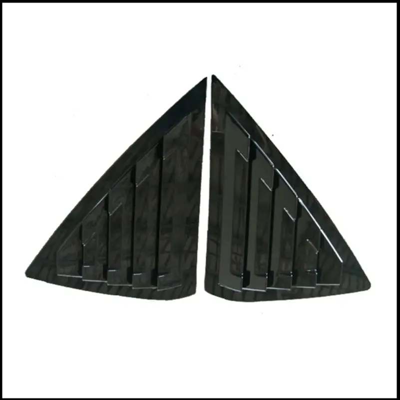 

For Nissan Sentra Sedan 2012-2019 Rear Triangular Window Blind Shades Louver Vent Cover Sticker Car Decorative Trim for Styling