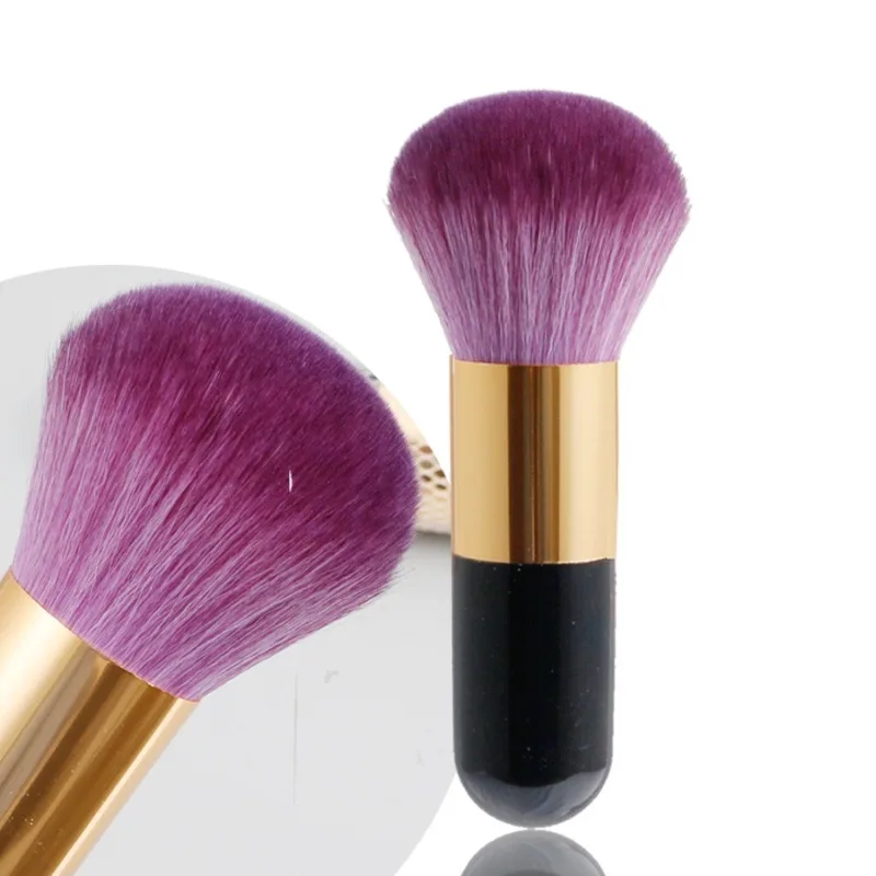 1 Uds. Brochas de maquillaje de gran tamaño, brochas para base en polvo, colorete facial, cosméticos grandes, herramientas de maquillaje para base suave, brocha facial suave