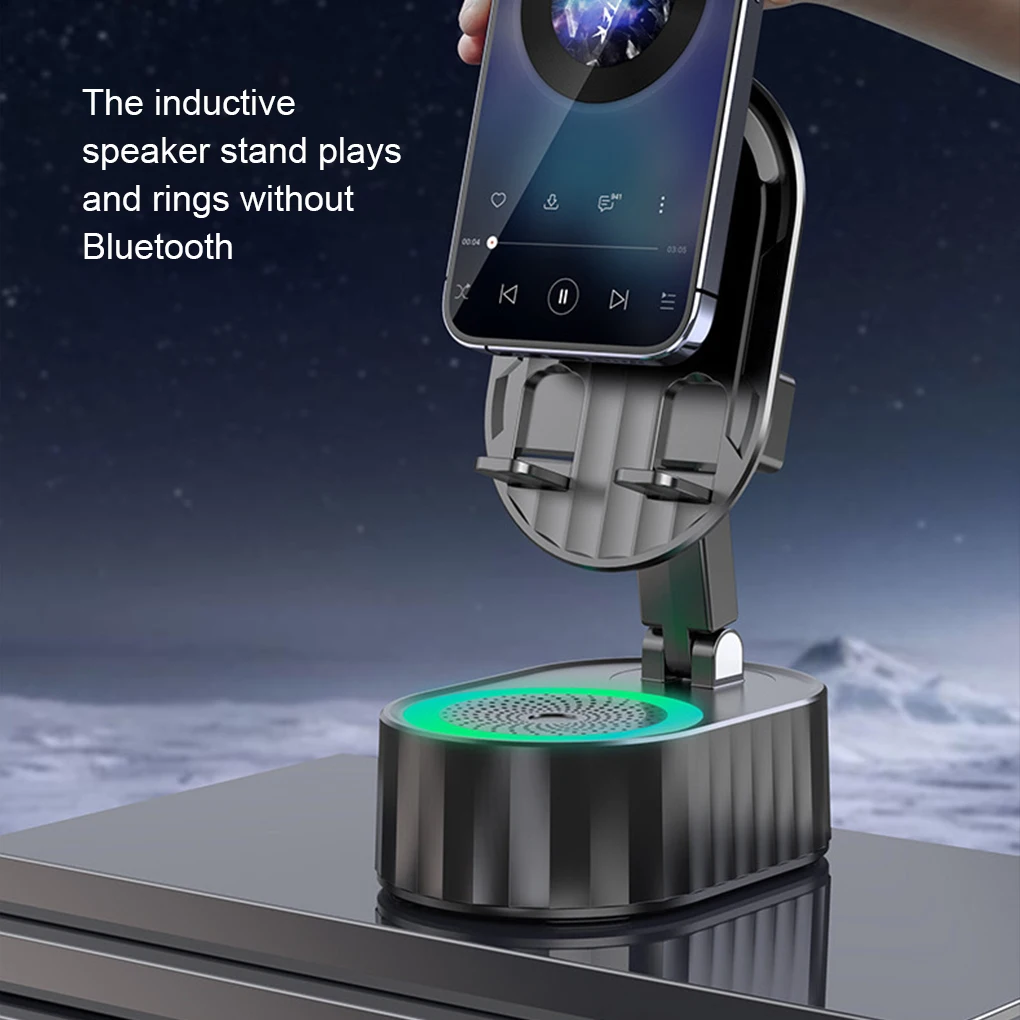 

Adjustable Dual Angle Bluetooth Speaker Bracket For Mobile Devices 1. Inductive Bluetooth Speaker