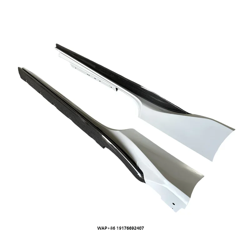 PISTA Style Semi Carbon Fiber Side Skirts forFerrari 488 GTB Spider Chassis 2015-2019