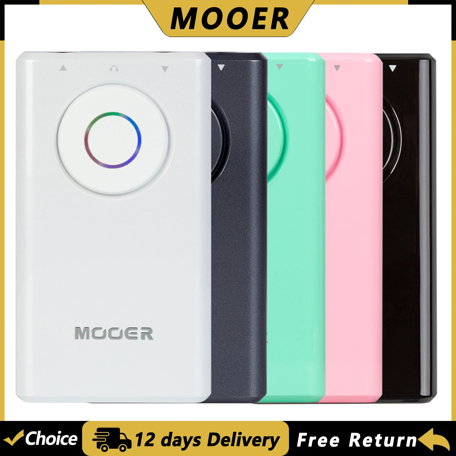 MOOER PRIME P1 Guitar Multic-effects Processor Pedal Built-in 126 Effects 40 Drum Machines 80s Looper Recording Multiple Choice
