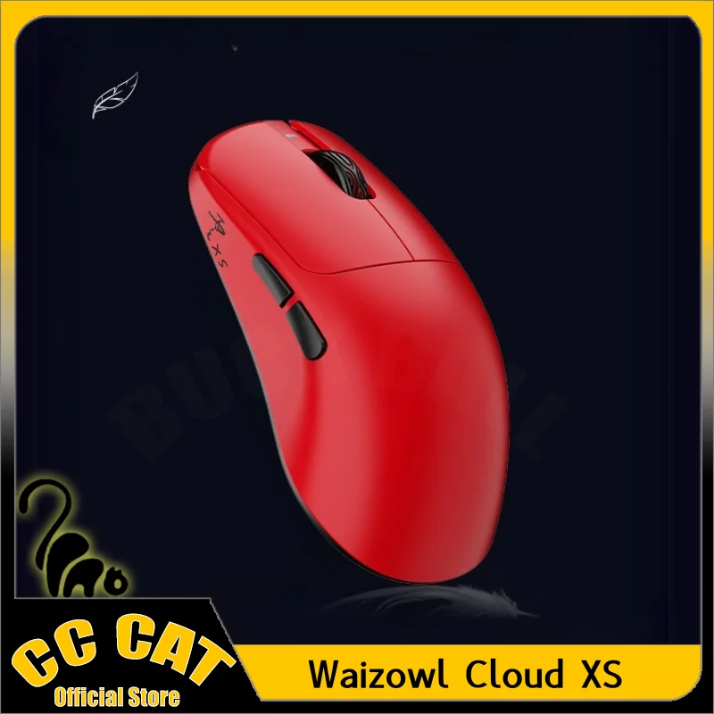 

Мышь Waizowl Cloud XS Paw3950, легкая беспроводная мышь 45 г, 8K, 3 режима, скорость запутывания, игровая мышь Csgo, аксессуары для ПК на заказ