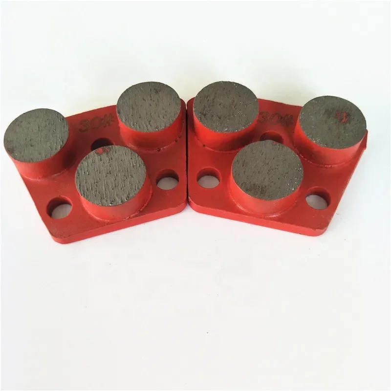 Diamond Grinding Block Concrete Floor With Three Round Segment  Polish For Terrazzo 10/12PCS Free Shipping