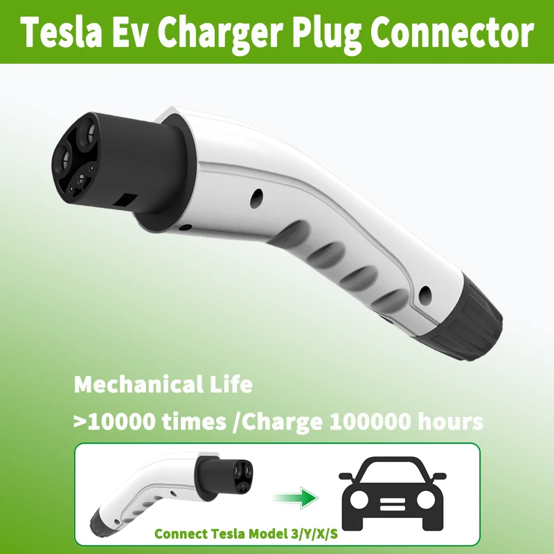 WUFEN Electric Car Portable NACS Charger EV Wall Mount Charger NACS Plug 16A 32A 40A 48A 50A for Electric Vehicle Model 3 X Y S