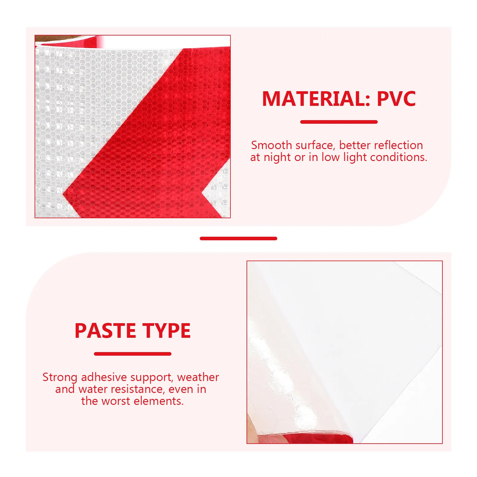 

1 шт. светоотражающая лента, водонепроницаемая, с сильным клеем, высокой видимостью для использования в ночное время на транспортных средствах и объектах.