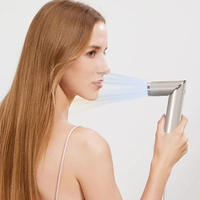 

8 in 1 High Speed Hot Air Brush, Automatic Curling & Foldable Hair Dryer, Negative Ion Multifunctional Styling Tool for Home Use