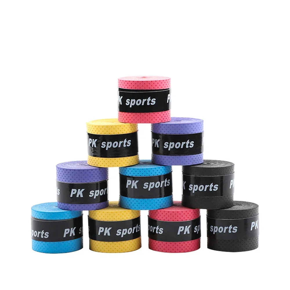 4Pcs Tennis Sweat Tape Anti-Slip Bicycle Handlebar Badminton Racket Grips Elasticity Sweatband Fishing Rods Dumbbel Protect