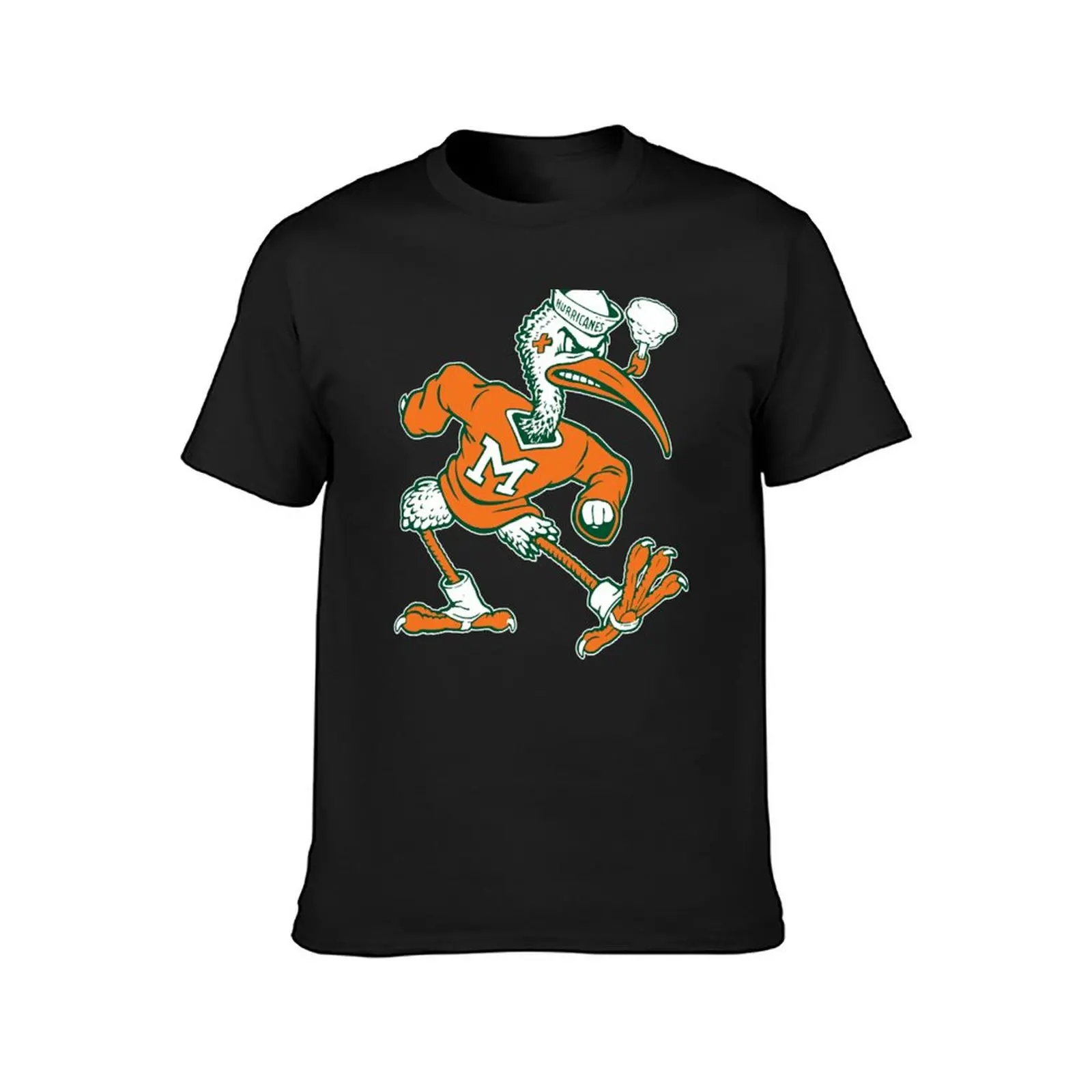 Vintage Sebastian Mascot of Univ. of Miami Mascot T-Shirt blanks funnys plain tshirts for men