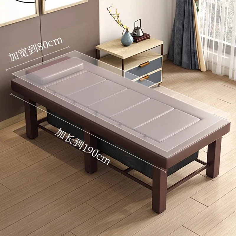 Spa Auxiliary Wooden Beds Stretcher Beauty Salon Furniture Massage Professional Beautician Camilla Para Masaje Bed Aesthetic