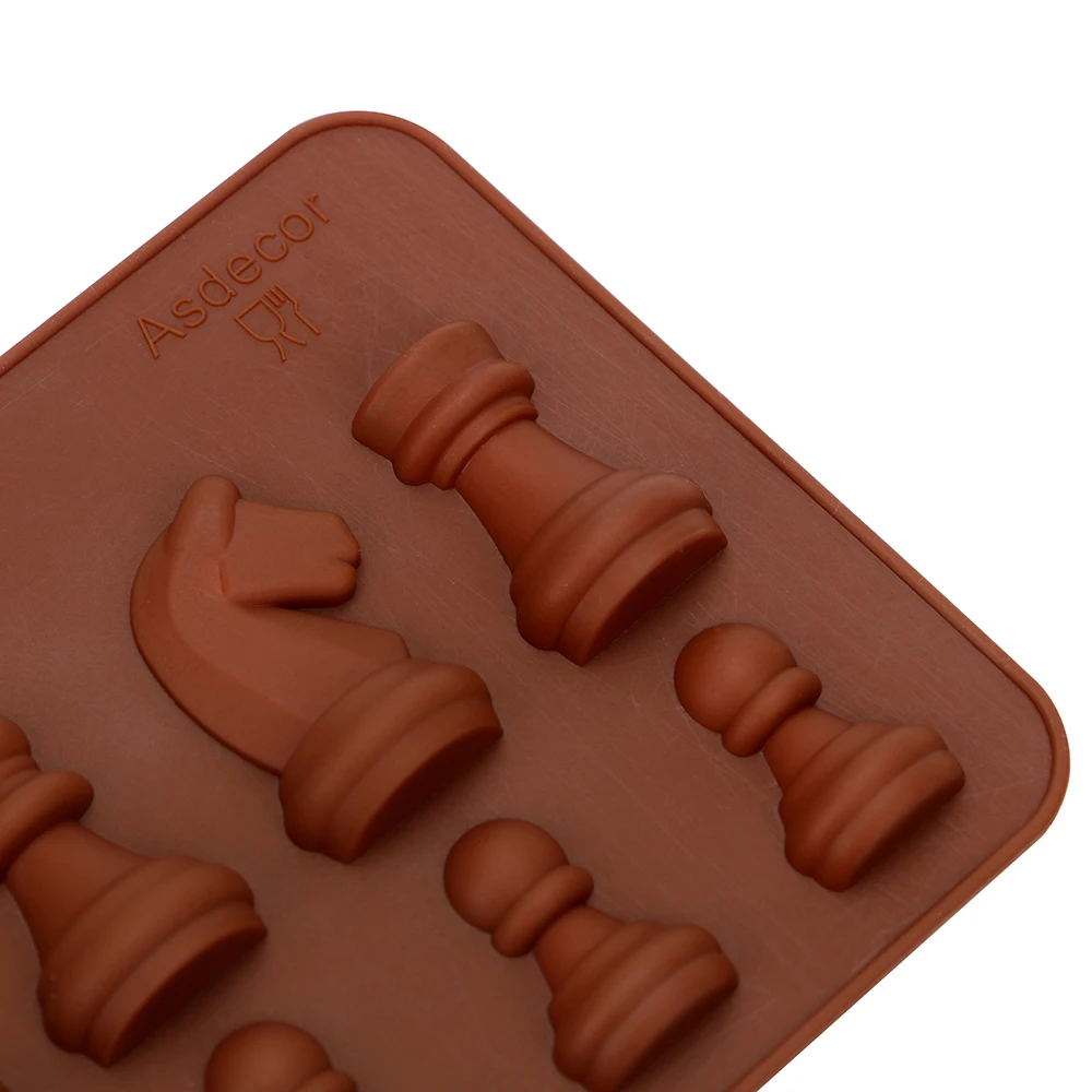 Ice Sugar Cake Mould Chocolate Mold Silicone Bakeware Kitchen Accessories Chess Shaped
