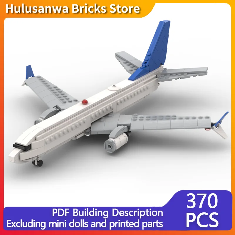 

Модель гражданского авиалайнера 737 Max MOC, строительные кирпичи, военное оборудование, модульные технологии, подарки, праздник, сборка, детские игрушки, костюм