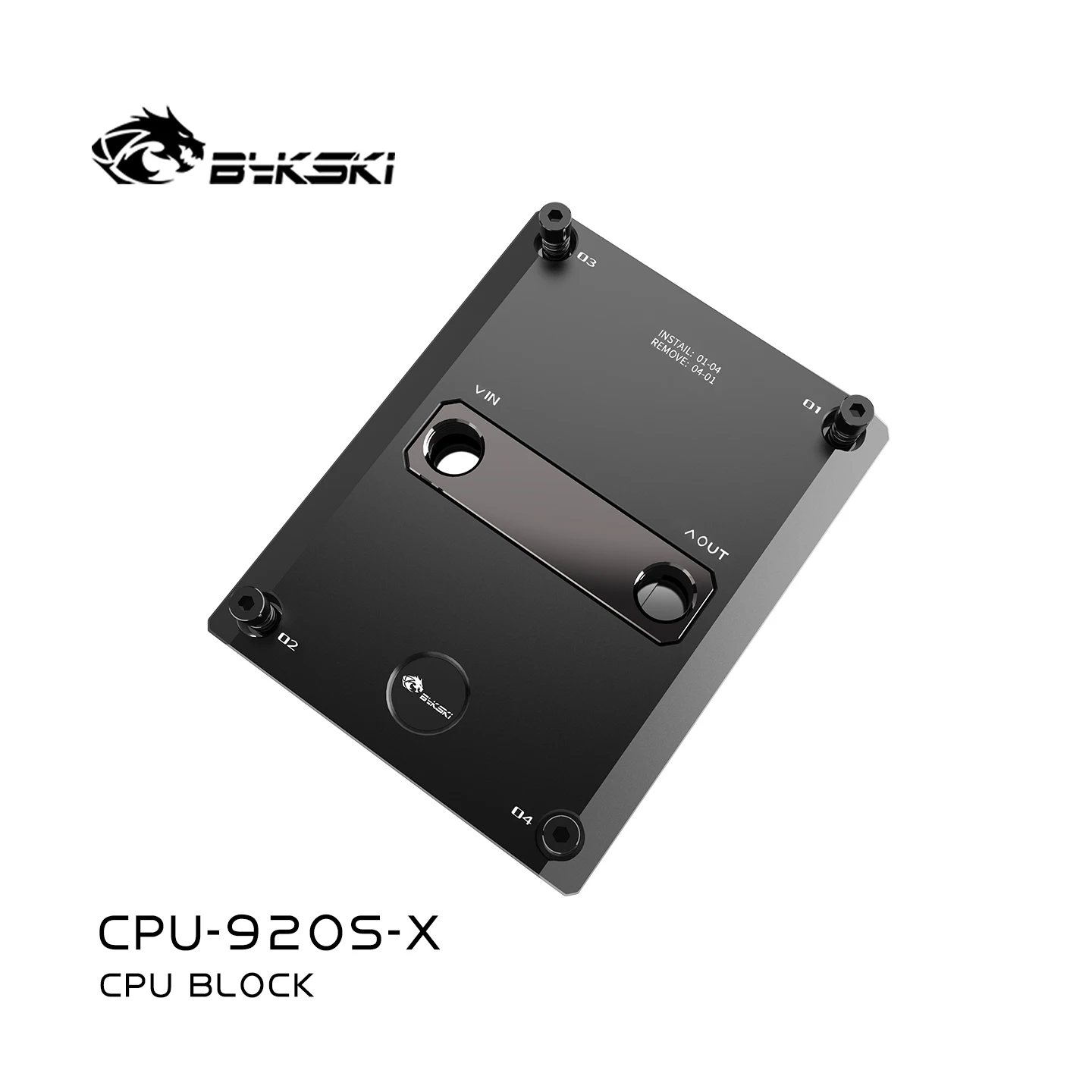 Bykski CPU Water Block For HUAWEI Kunpeng 920-Max ,920-Smart,920-Lite Processor AI Server Cooler Liquid Cooling,G1/4