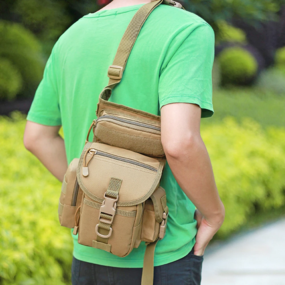 Marsupio Da Gamba Regolabile Multitasche – Borsa Da Coscia Uomo Donna Per Moto, Trekking, Viaggio E Sport – 31x18x2 Cm - 3