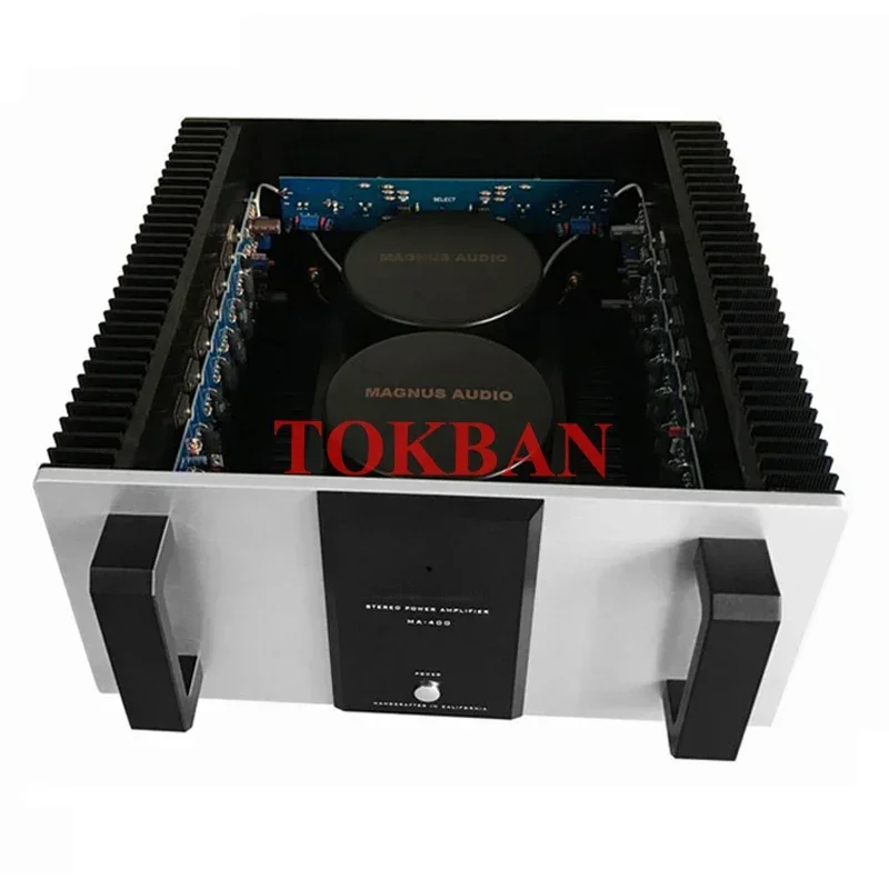 Tokban MA400 Power Amplifier 300w*2 Class AB Amp Balanced XLR High-end Amp High-power HIFI Stereo Amplifier Audio