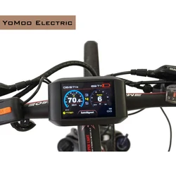 8FUN New Electric Bicycle 750C Bafang TFT 72V Waterproof Speedometer Display For Sabvoton SVMC-APT Controller