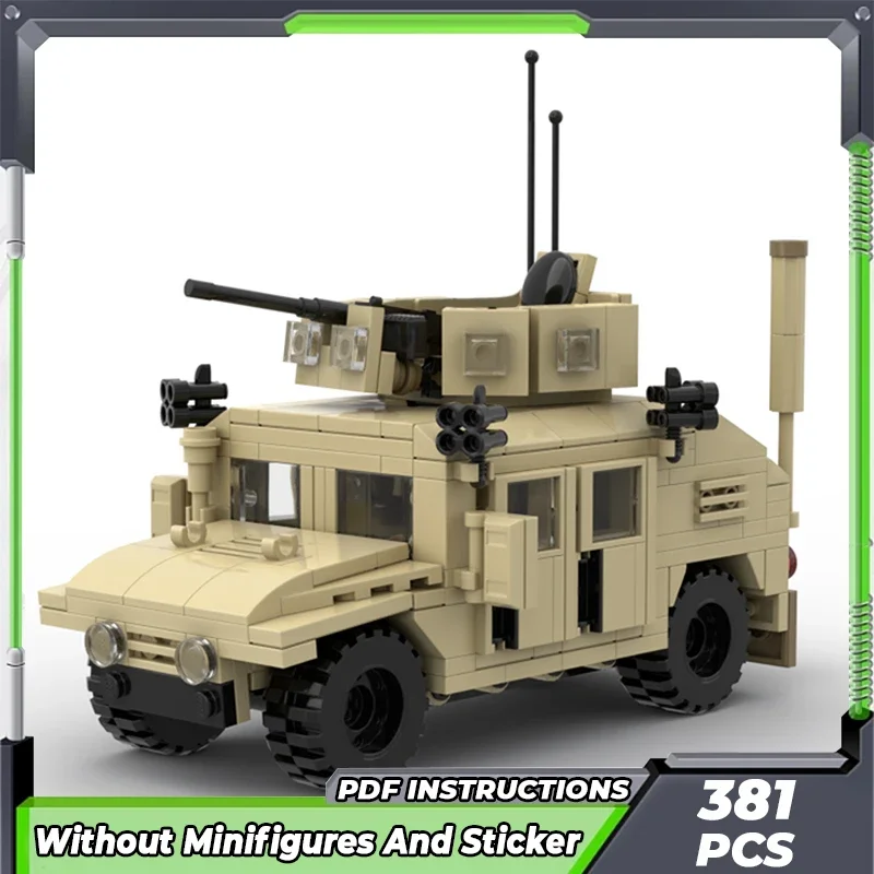 

Moc Building Bricks Military Model Military Vehicle M1114 Technology Modular Blocks Gifts Toys For Children DIY Sets Assembly