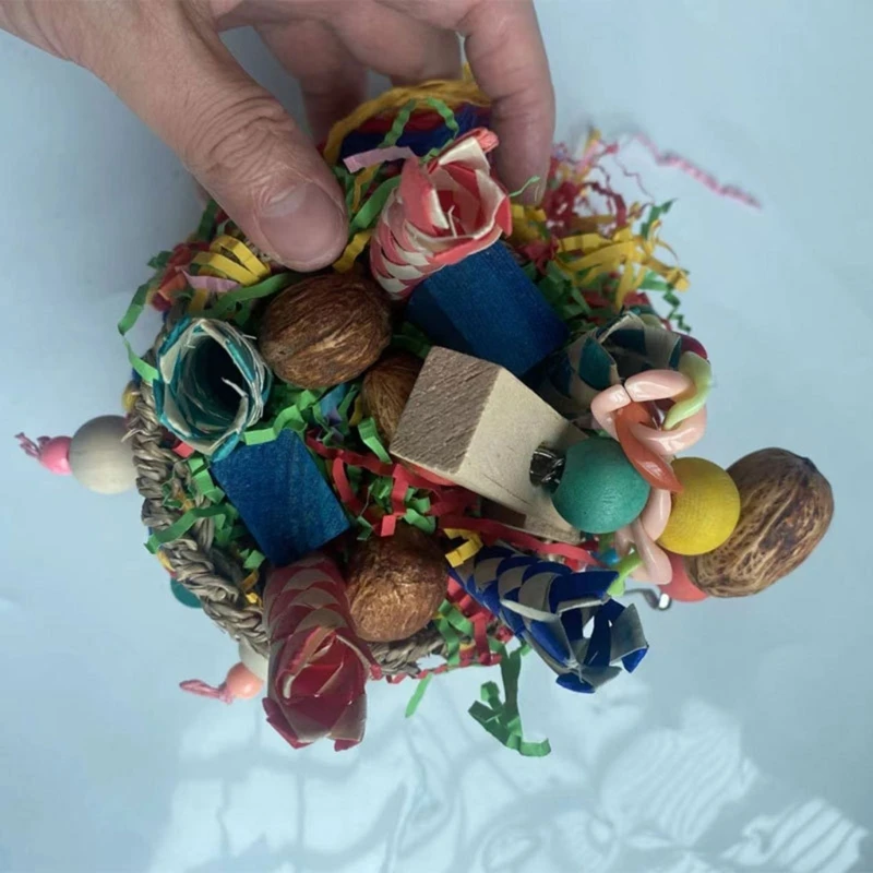 لعبة جديدة للبحث عن الطيور، سلة أعشاب بحرية، لعبة تمزيق الطيور، سلة العلف، لعبة قفص الطيور