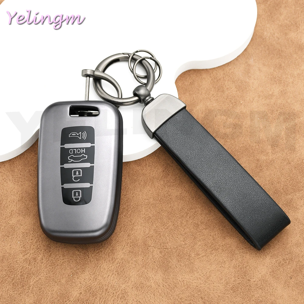 3/4 Button For Kia For Hyundai Ix35 SOUL SORENTO MOHAVE Borrego EQUUS Optima K5 Forte Opirus Rohens Car Key Case Cover Shell Fob