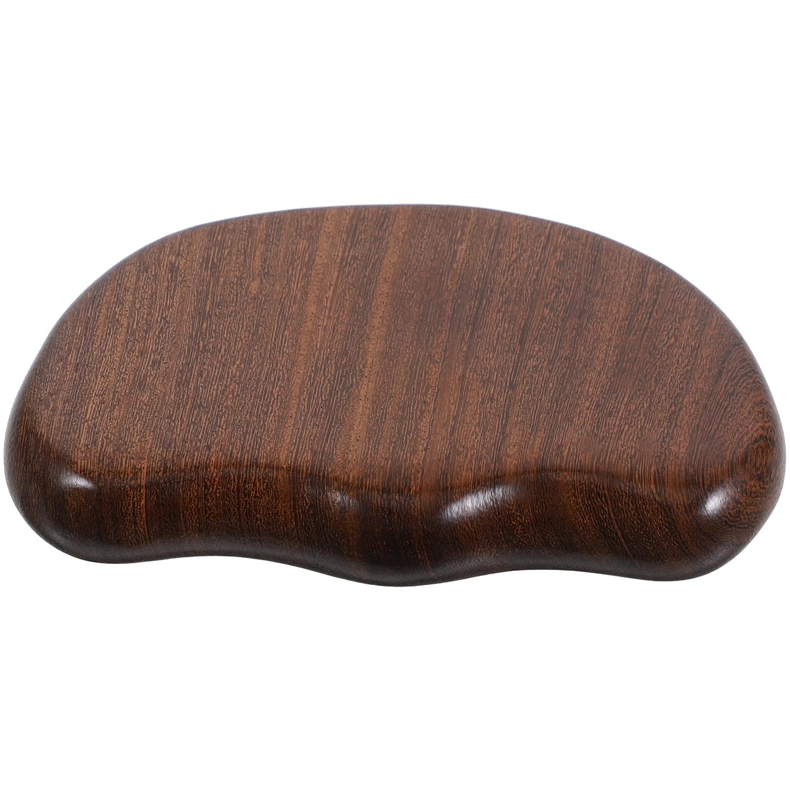 แผ่นกัวซาไม้จันทน์ดำธรรมชาติ เครื่องมือนวดไม้สำหรับใบหน้า คอ ร่างกาย แผ่นขูดผิวแบบพกพา เครื่องนวดสปาสำหรับใช้ที่บ้านและเดินทาง