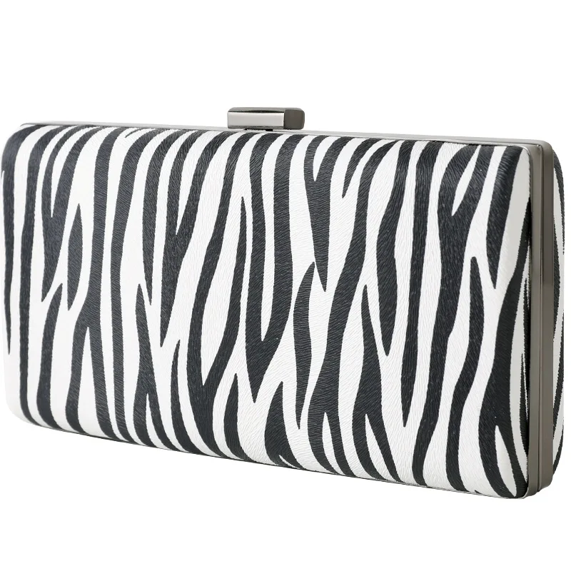 Sac de soirée Zebra Strihear, sac de soirée, pochette en PU, sélection stricte, commerce extérieur, mode européenne et américaine, JOForeign