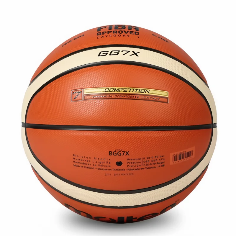 Balón de baloncesto Molten No. 7 antideslizantes y resistentes al desgaste No. N.° 5 N.° 6 Balón de Baloncesto para Juegos y Entrenamientos al Aire Libre, para Jóvenes, Estudiantes y Adultos