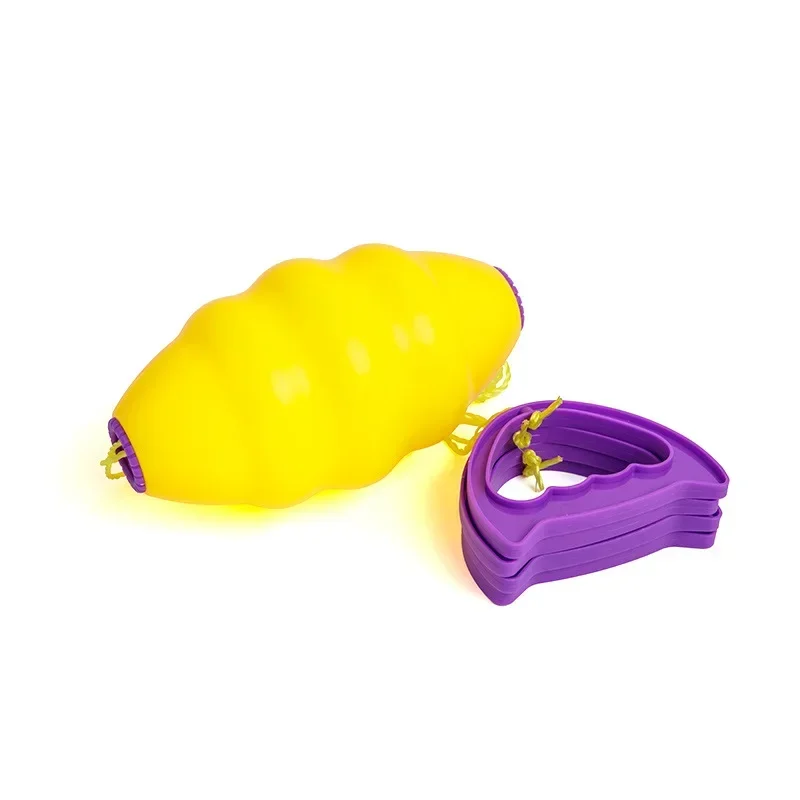 ลูกบอลแบบยืดหยุ่นสำหรับฝึกการเล่นที่คล่องแคล่ว-ของขวัญโต้ตอบกับพ่อแม่-ลูกเพื่อเพิ่มสมรรถภาพทางกายของเด็ก