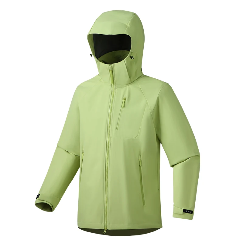 

Windproof Men's Jacket Outdoor Autumn and Winter Single-layer Assault Jacket Hooded Casual Assault Jacket Sports Hiking Jacket