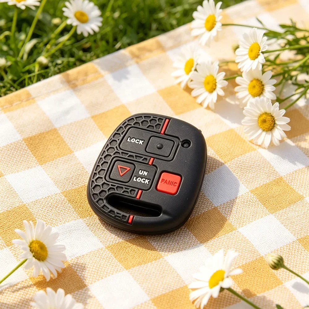 3 Buttons Silicone Case Cover Fob For Toyota FJ Cruiser Land 2008-2014 Yaris Echo For Lexus ES GS LS IS RX SC LX RX400h