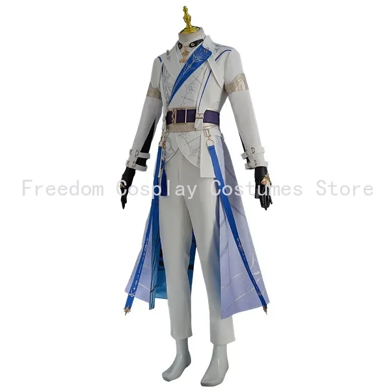 الحب والفضاء العميق Xavier Lumiere تأثيري حلي شعر مستعار متلألئ ضوء القمر موحدة أقراط هالوين ملابس الحفلات الرجال النساء