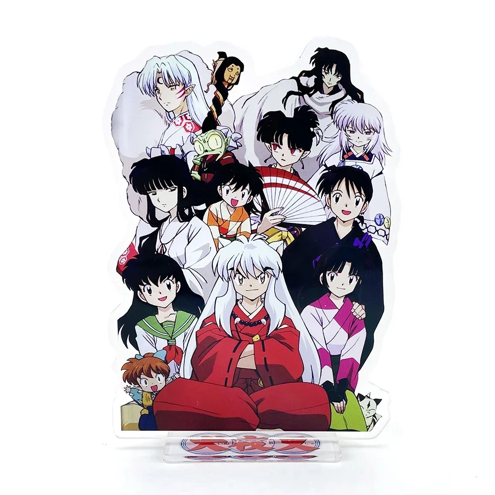 group Sesshoumaru Higurashi Kagome Kikyou Sango Miroku  acrylic standee figurines desk decoration cake topper