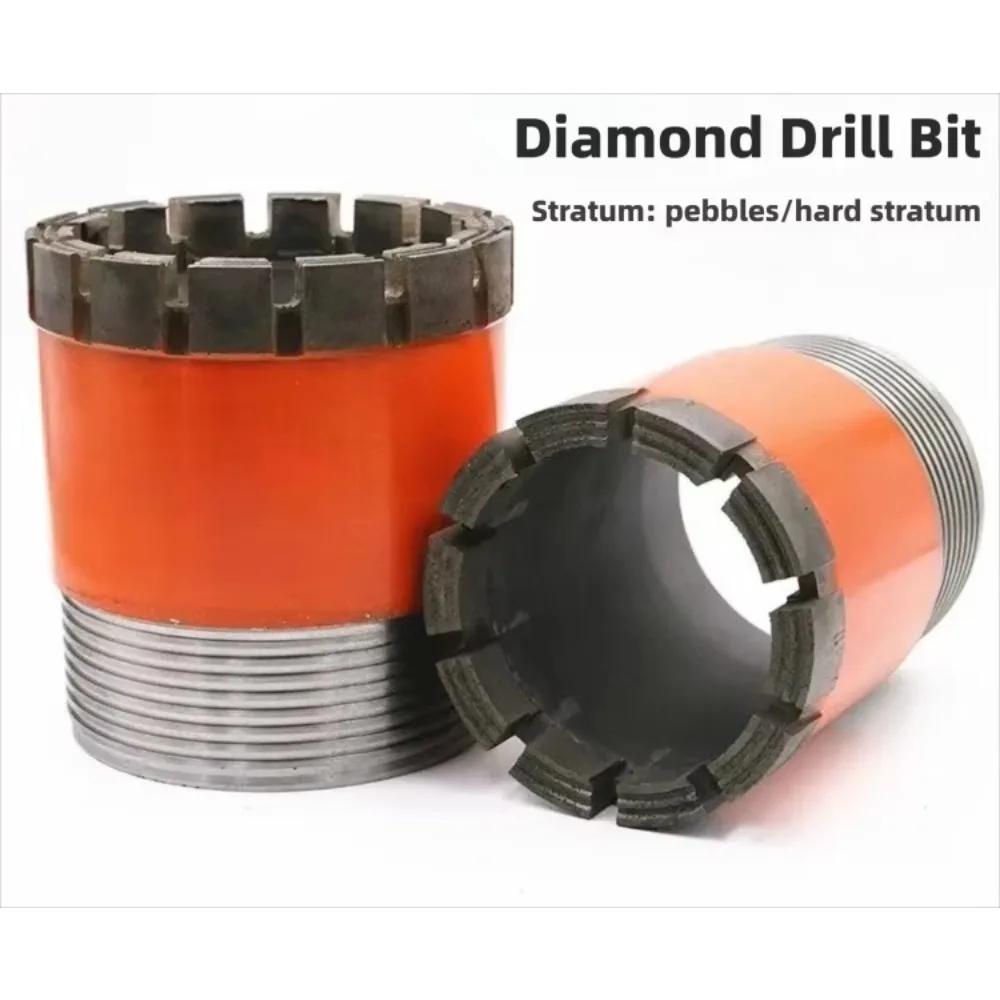 Hot Pressed Diamond Drill Bit Geological Survey Coring Bit Water Well Exploration Core Drilling Tool For Rock Formation