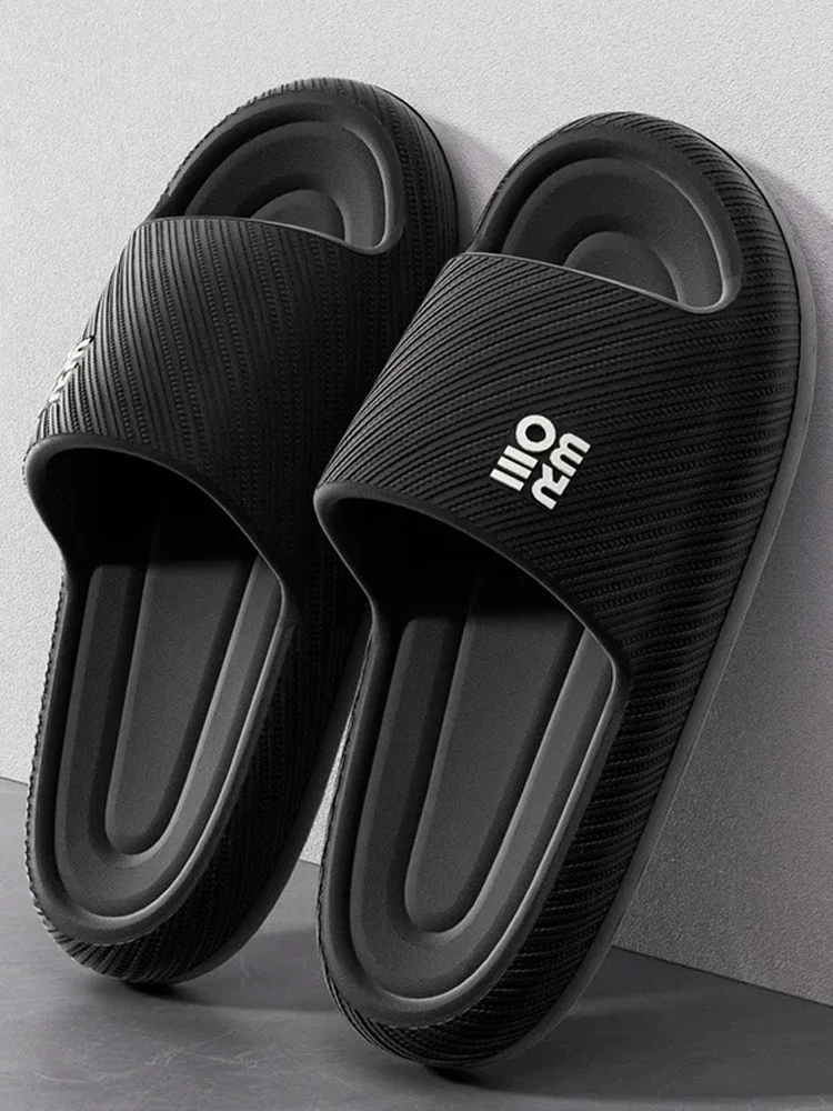 صنادل ونعال سميكة النعل للنساء ، مانعة للإنزلاق ، نمط حروف إنز ، حمام ، زوجان ، إيفا ، طراز جديد ، الصيف #6