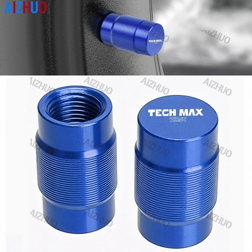 

For Yamaha Tech Max TMAX Motorcycle Wheel Tire Valve Caps Tyre Stem Covers Airdust Waterproof Aluminum Accessories Cover Caps